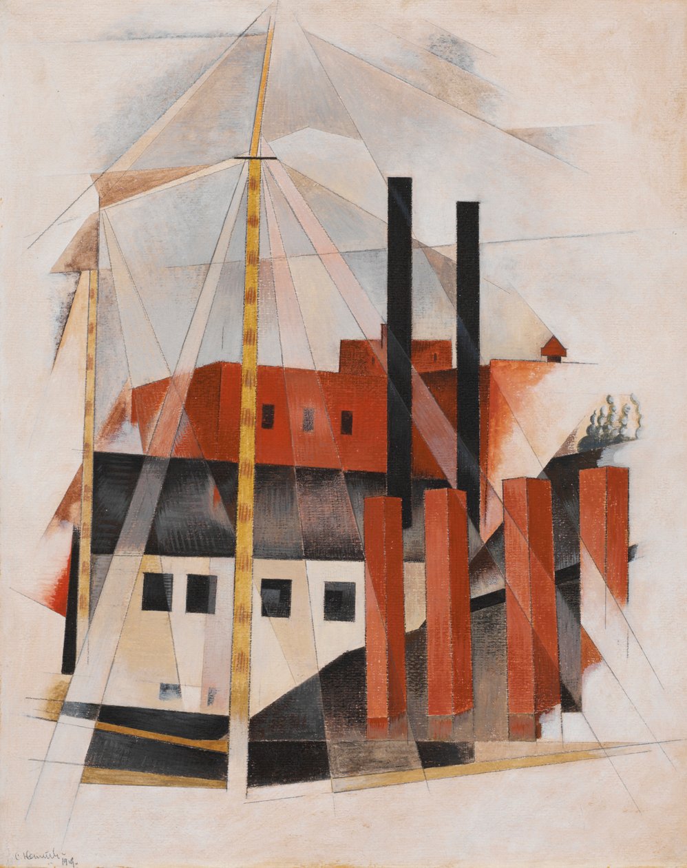 Piano Movers semester av Charles Demuth