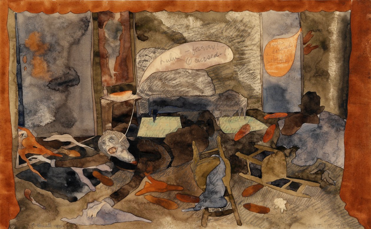 Grevinnan Geschwitz död av Charles Demuth