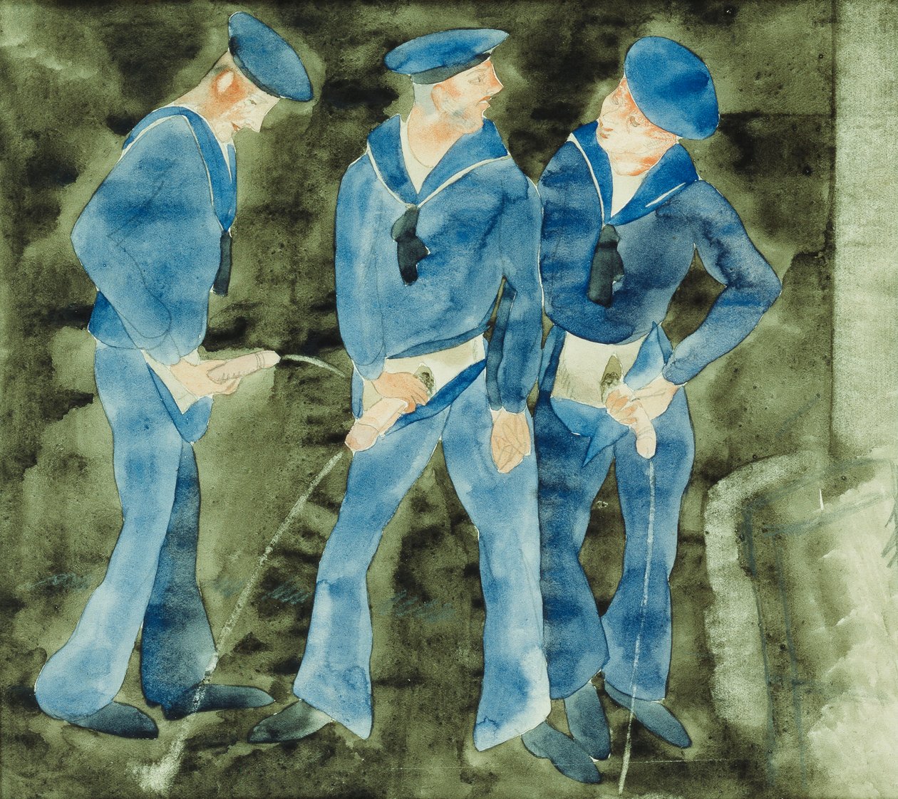 Tre sjömän av Charles Demuth