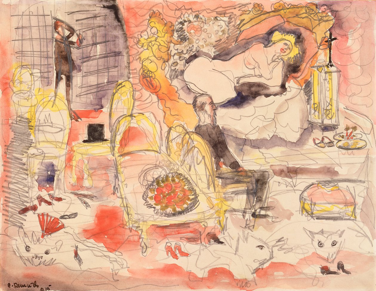 Zolas Nana, 1910 av Charles Demuth