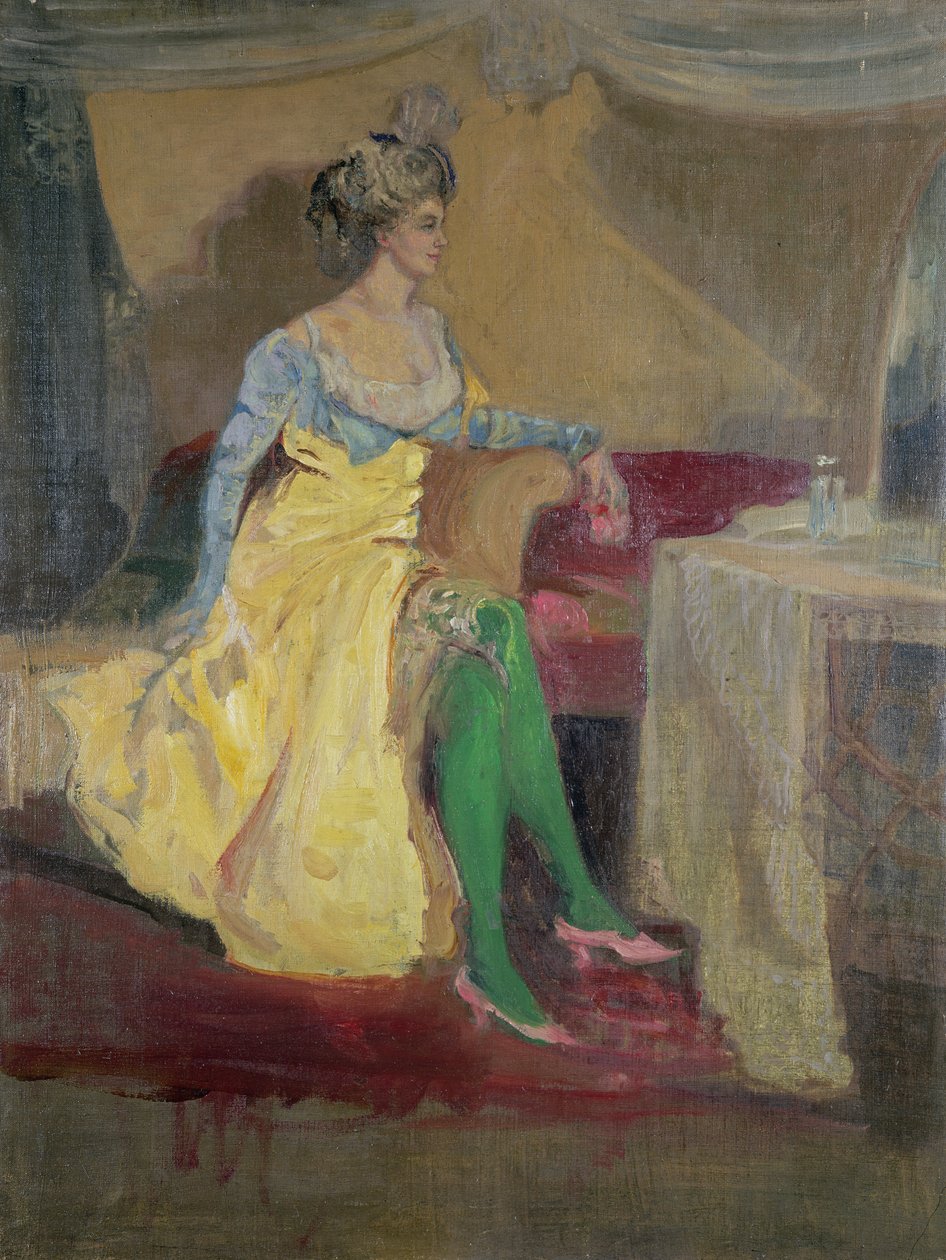 Gröna strumpor av Charles Edward Conder