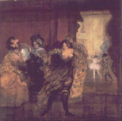 Påfågelfrun av Charles Edward Conder