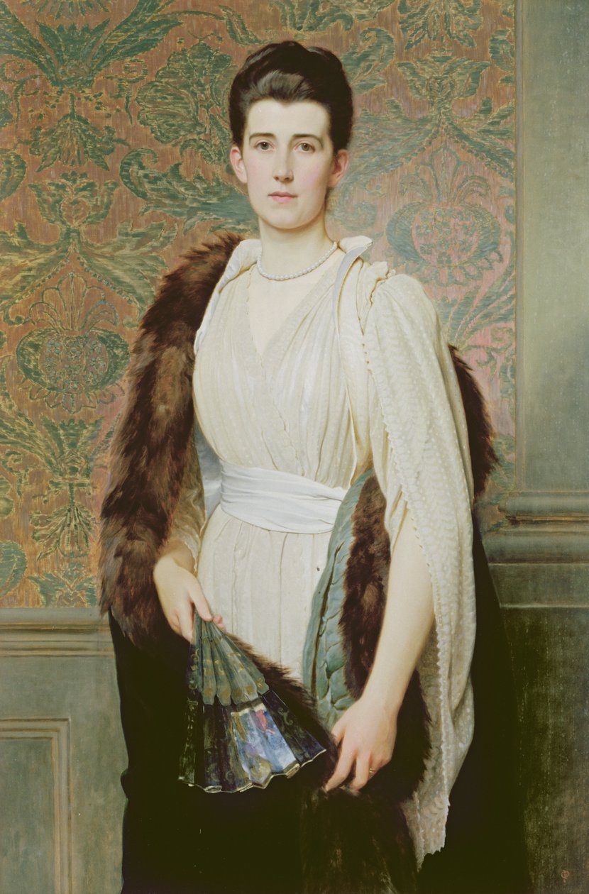 Porträtt av en kvinna av Charles Edward Perugini