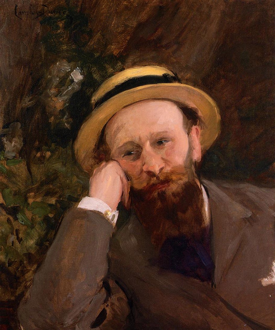 Porträtt av Manet av Charles Emile Auguste Carolus Duran
