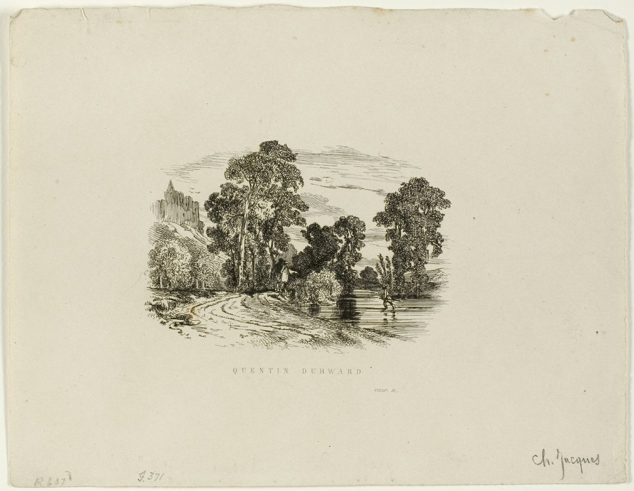 Ett slott av Charles Emile Jacque