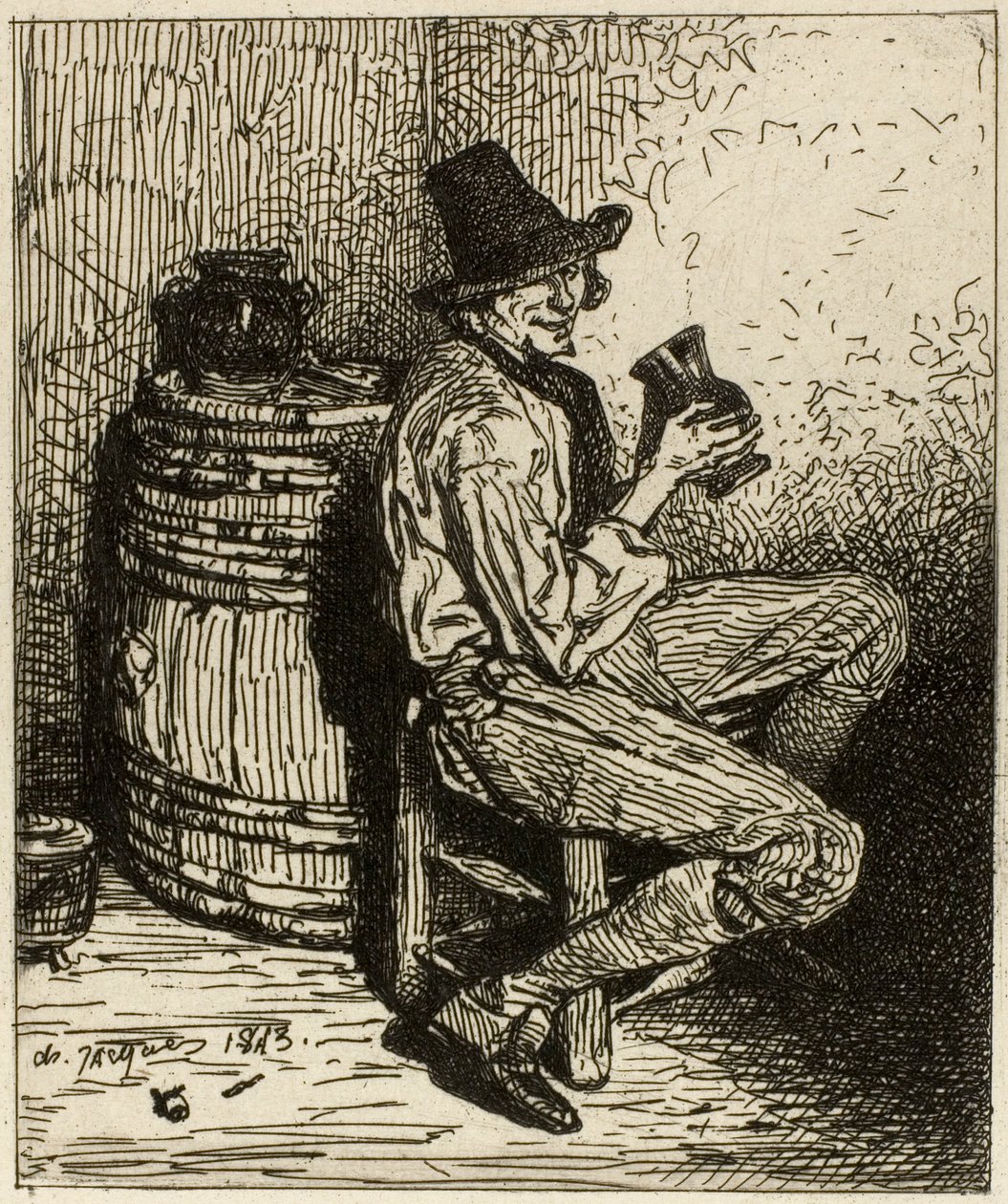 Drickare av Charles Emile Jacque