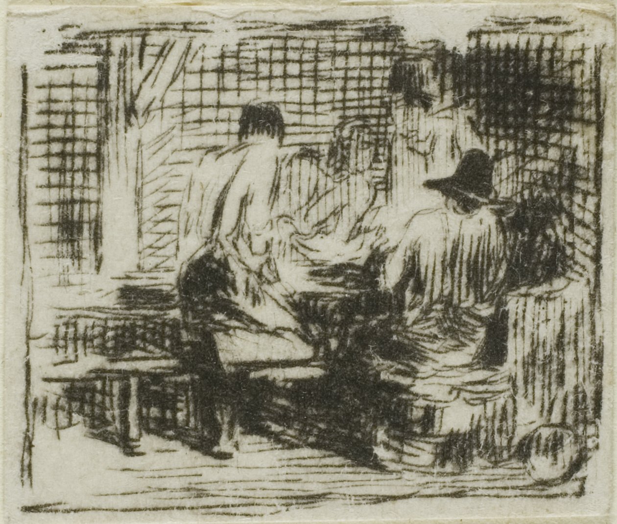 Drinkare av Charles Emile Jacque