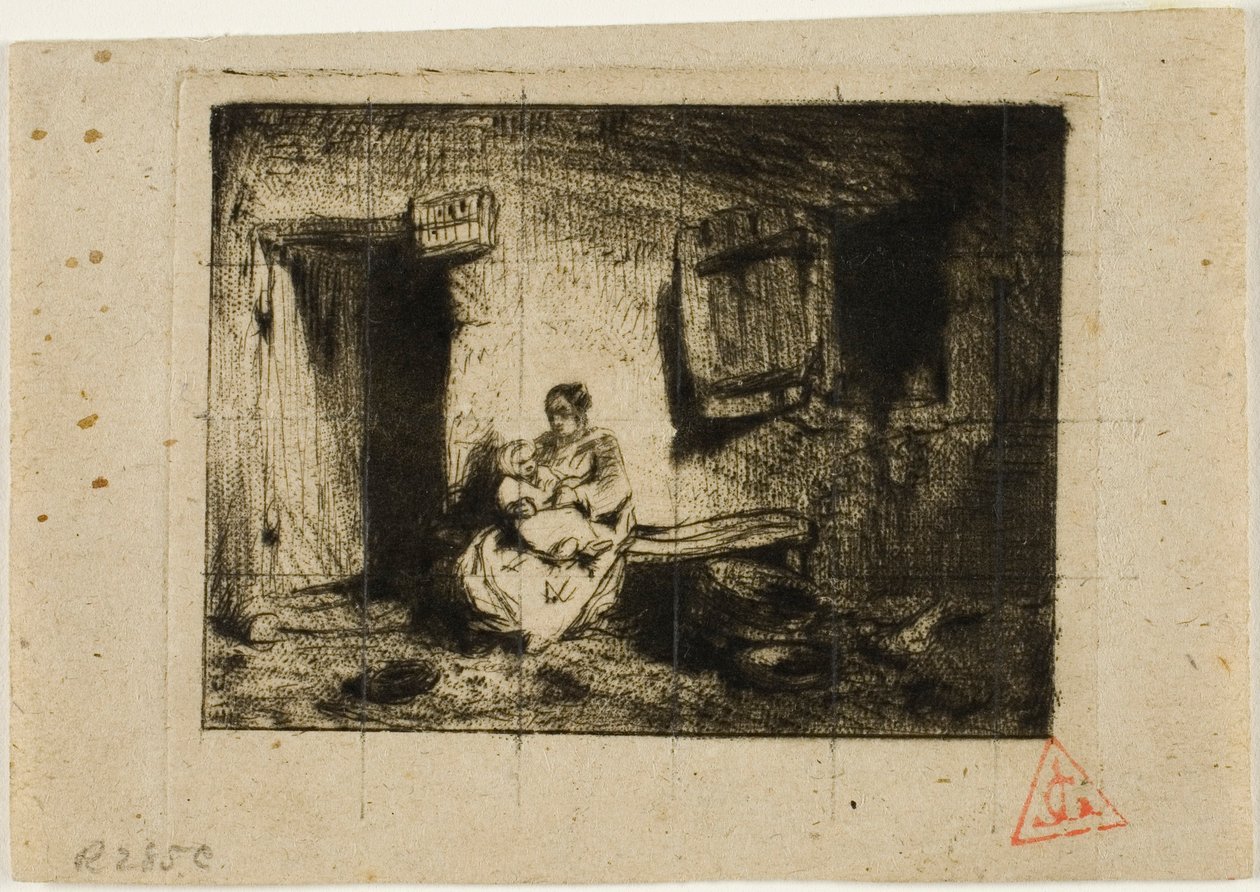 Sjuksköterska av Charles Emile Jacque