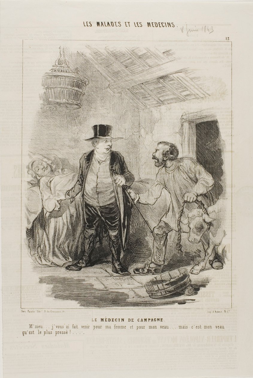 Landsläkaren (skylt 13) av Charles Emile Jacque