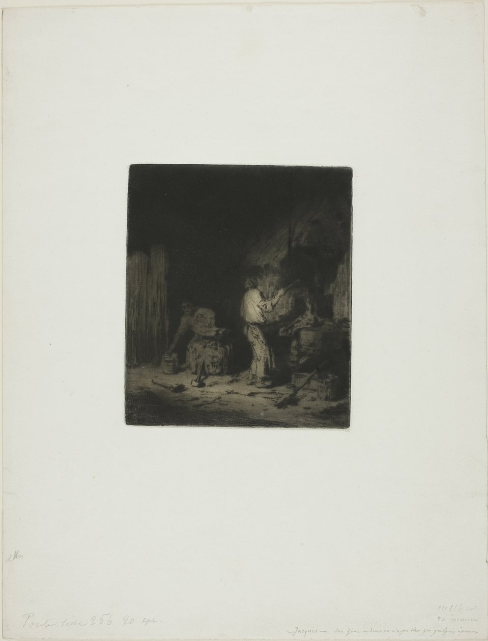 Smedjan av Charles Emile Jacque