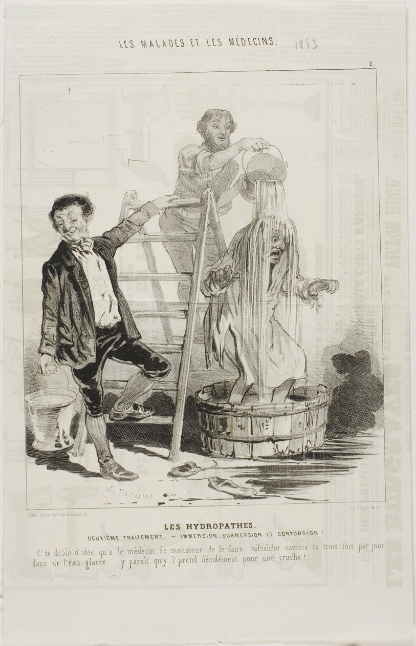 The Hydropaths: Second Treatment (platta 2) av Charles Emile Jacque
