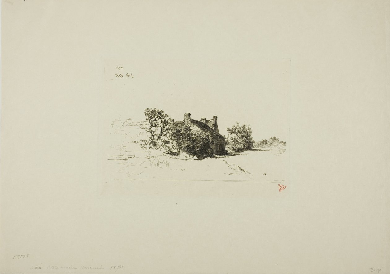 De små husen, Kercassier av Charles Emile Jacque