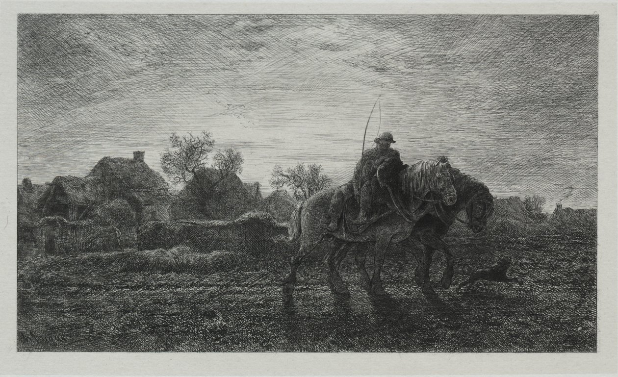 Morgonen av Charles Emile Jacque