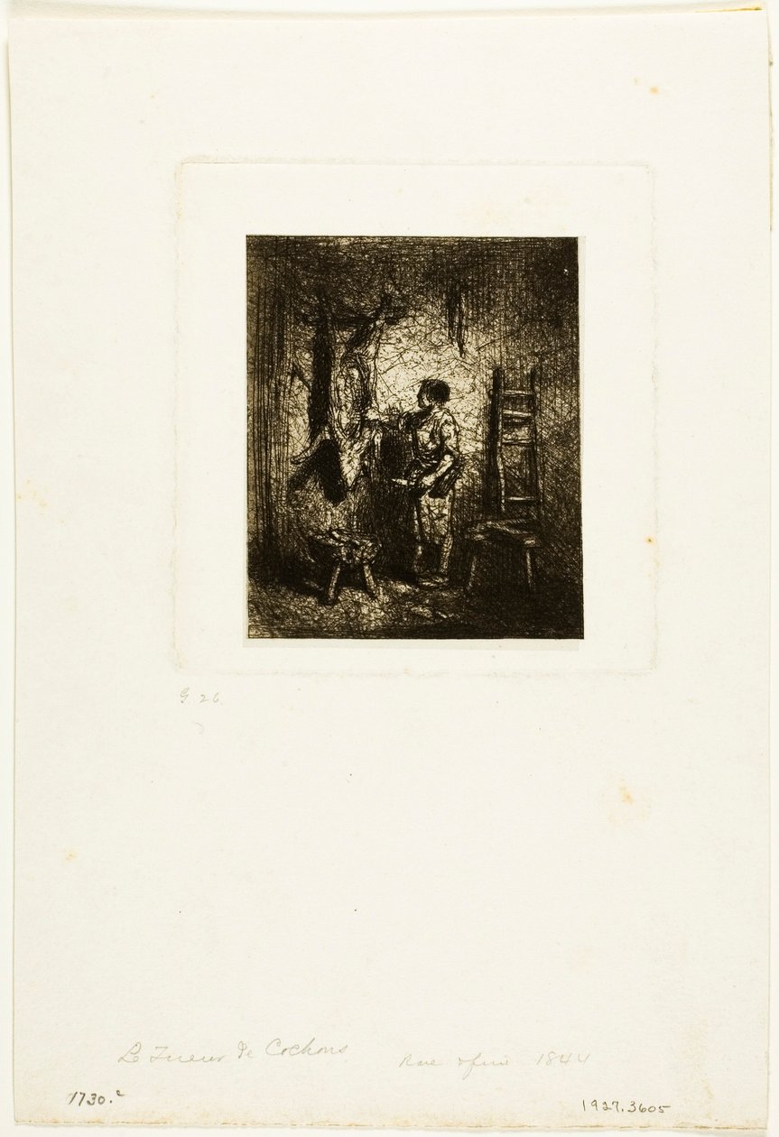 Grisslaktaren av Charles Emile Jacque