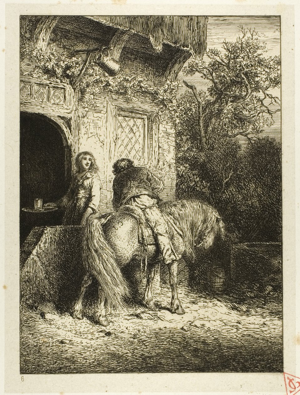 Ryttaren av Charles Emile Jacque