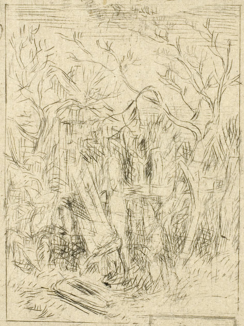 Namnlös (Landskap) av Charles Emile Jacque