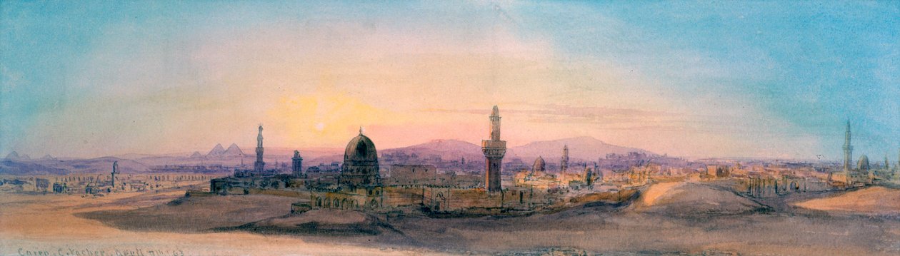 Kairo, 1863 av Charles Émile de Tournemine