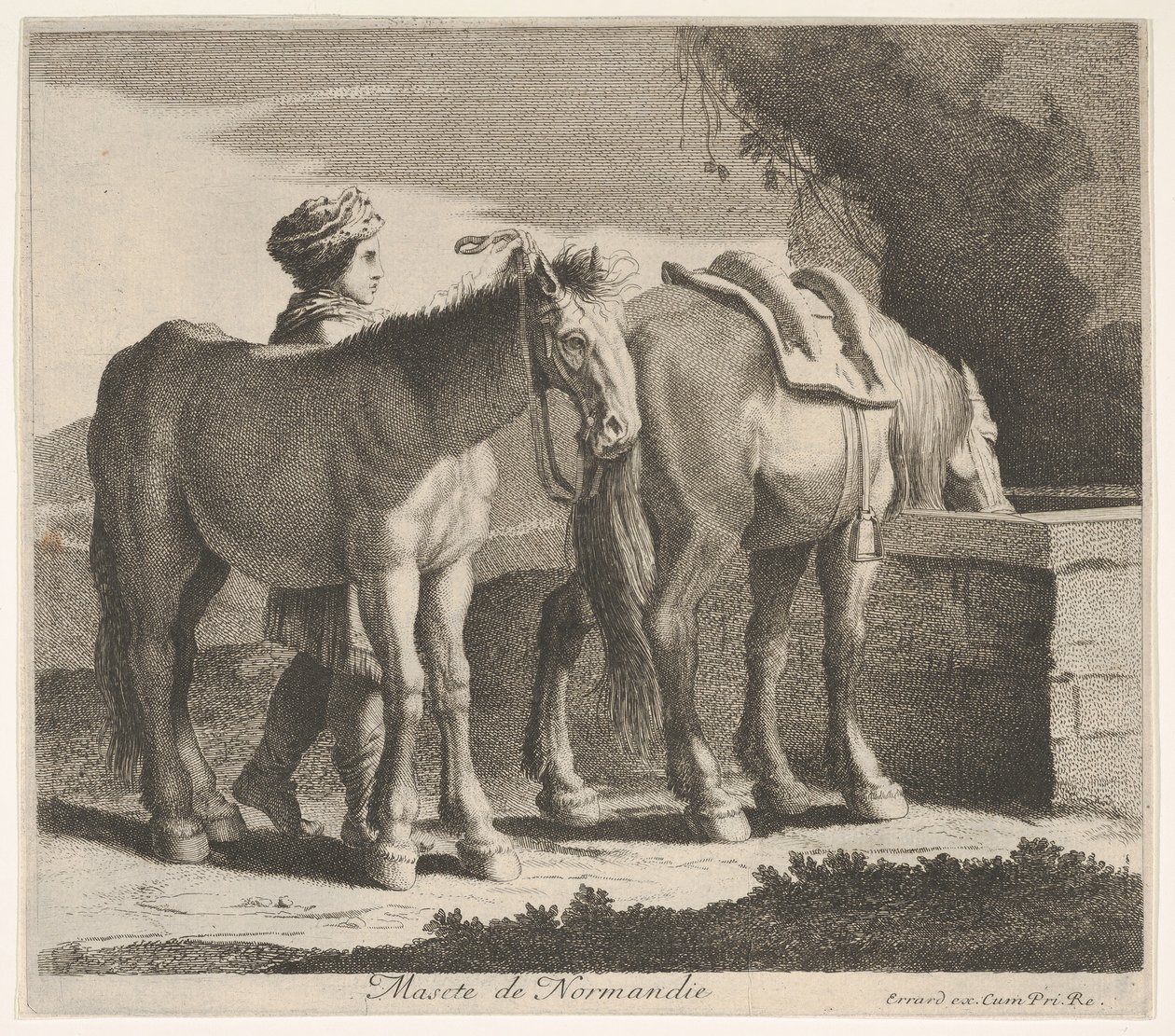 Normandie bord. av Charles Errard le fils