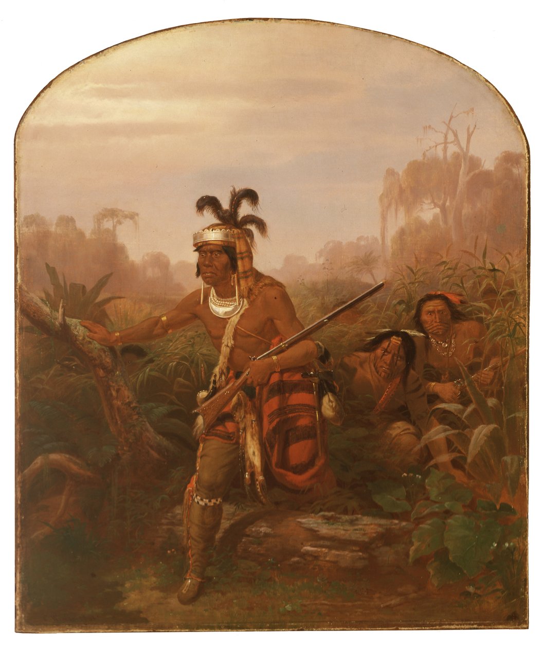 Chef Billy Bowlegs av Charles Ferdinand Wimar