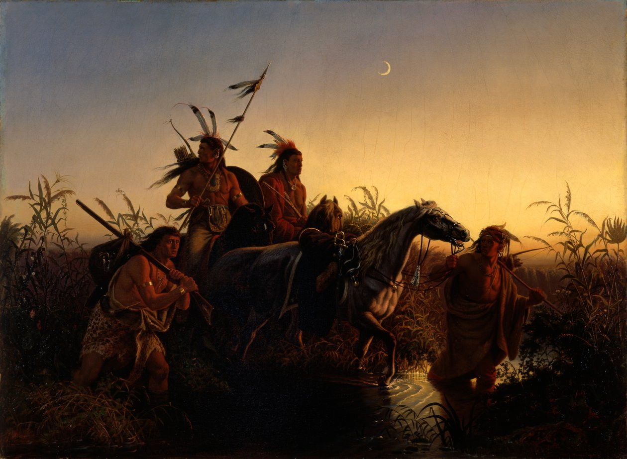 Den fängslade laddaren av Charles Ferdinand Wimar