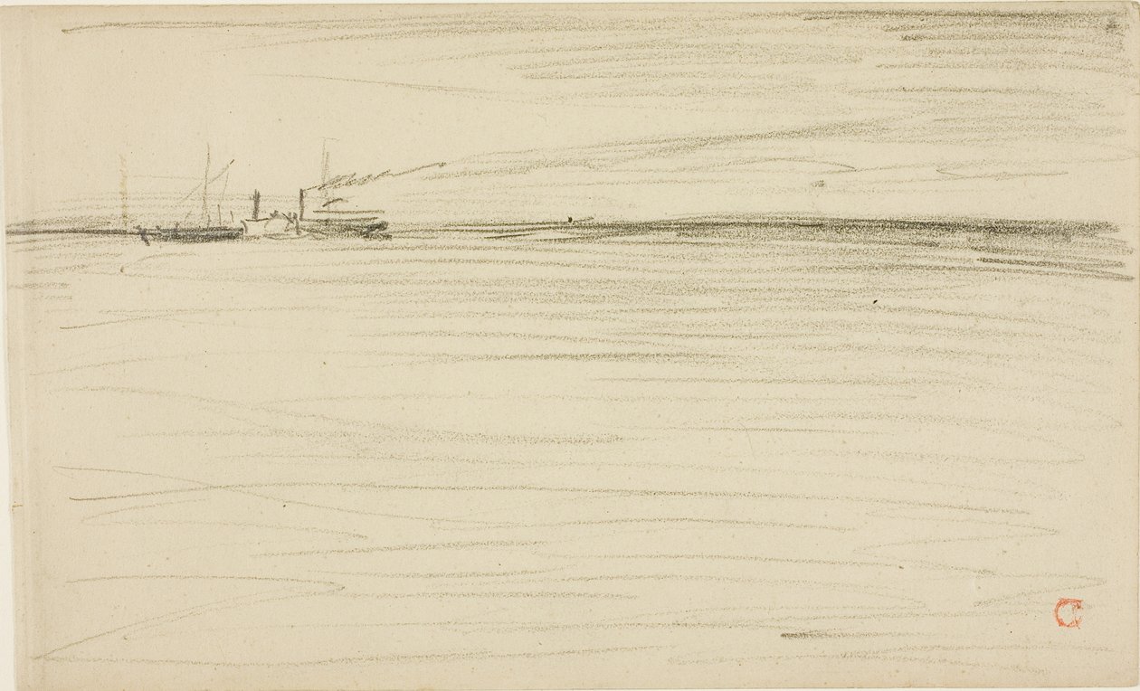 Korsar kanalen av Charles Francois Daubigny
