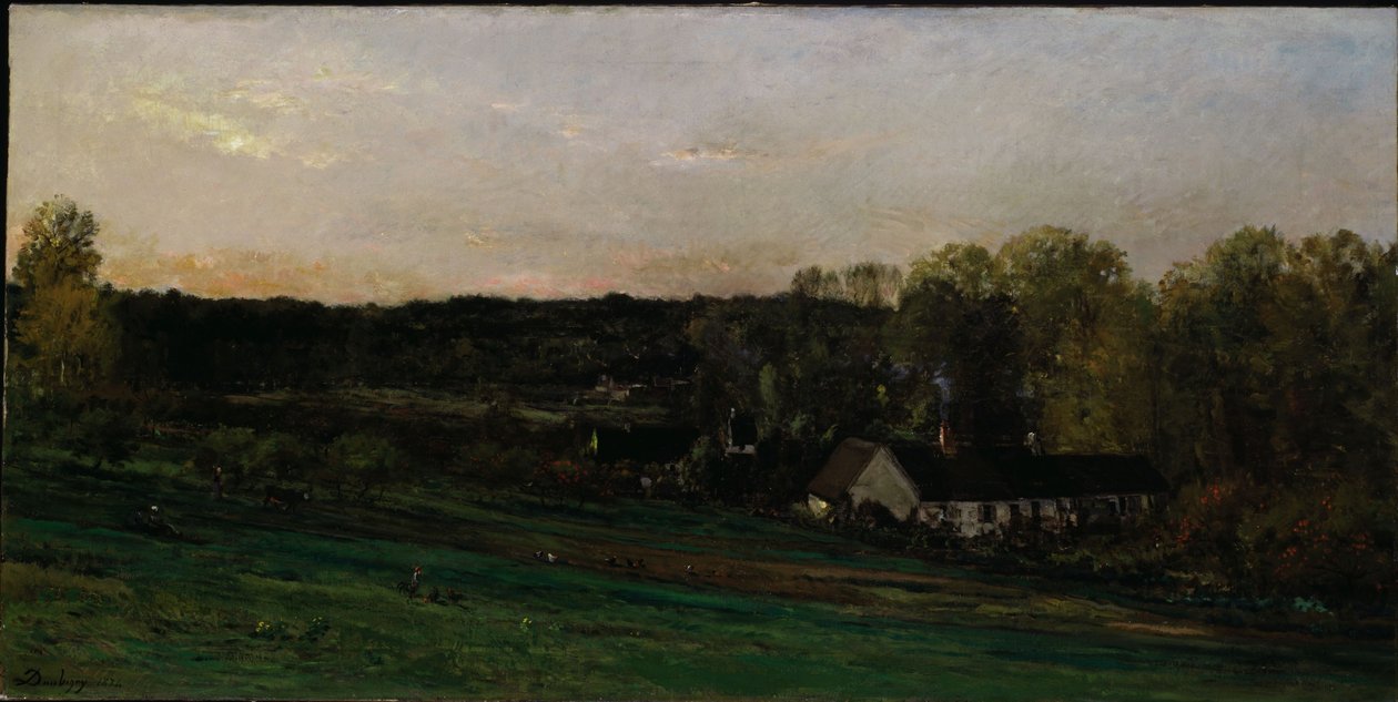Moder Bazots hus, 1874 av Charles Francois Daubigny