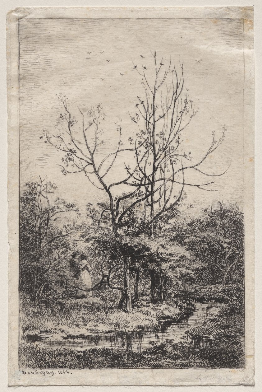 Fruktträdgården av Charles Francois Daubigny