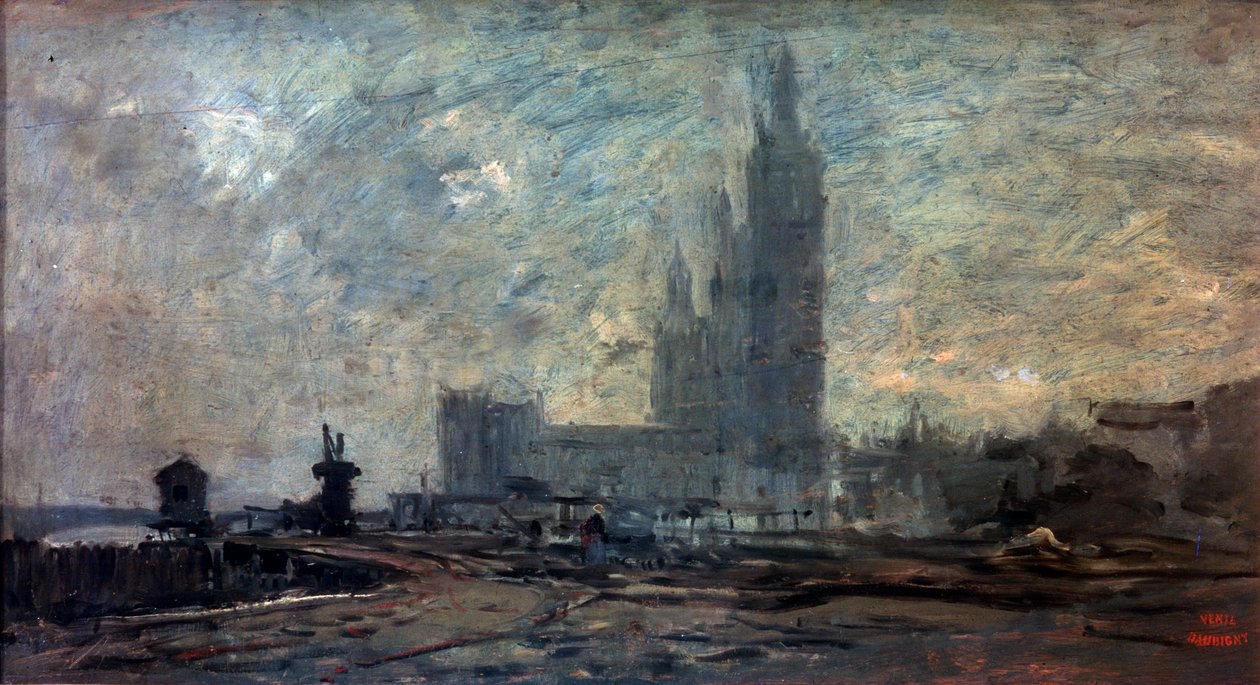 London, 1866. av Charles Francois Daubigny