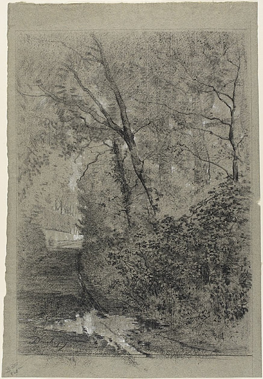 Vägen i skogen av Charles Francois Daubigny