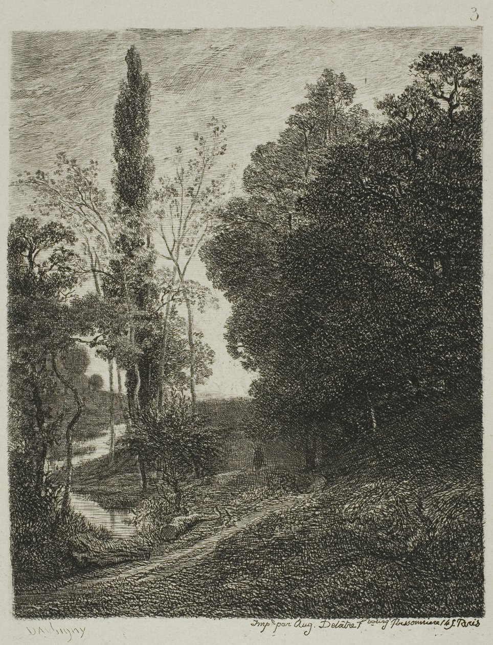 Kusinens banker av Charles Francois Daubigny