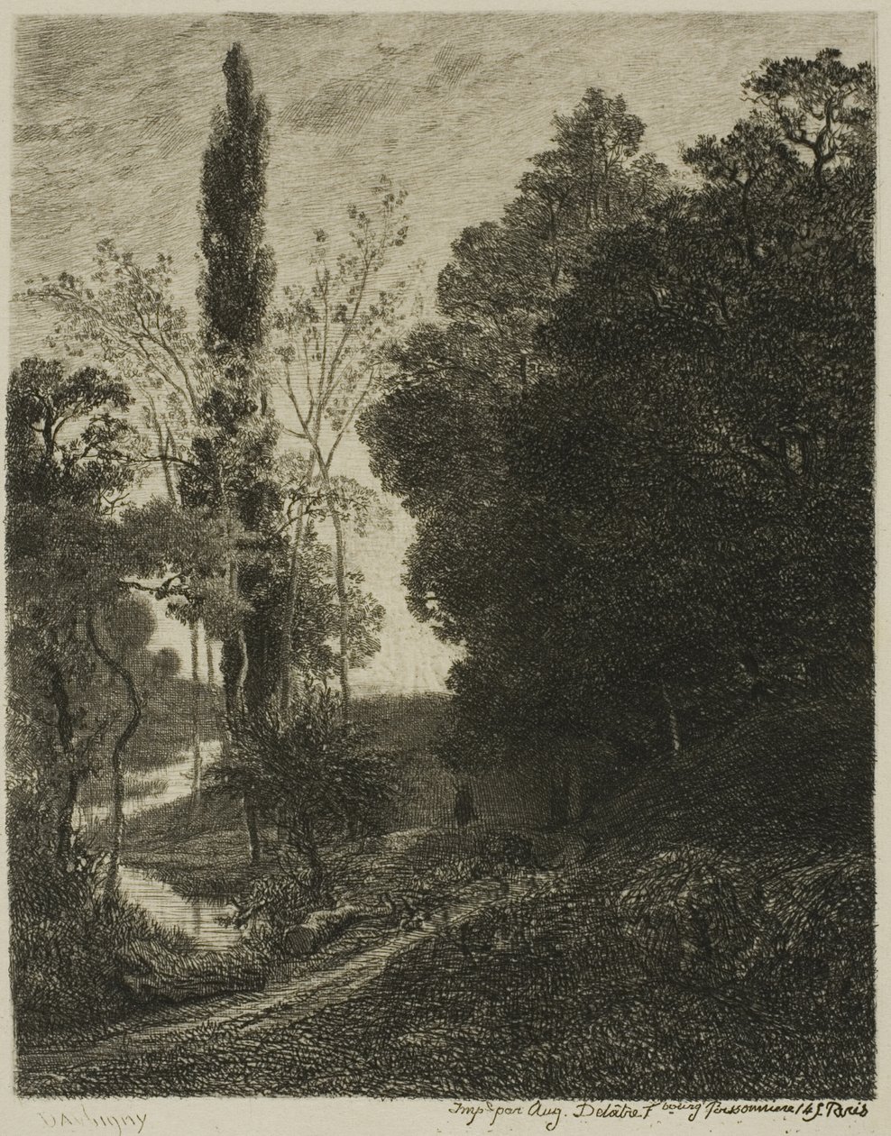 Kusinens banker av Charles Francois Daubigny