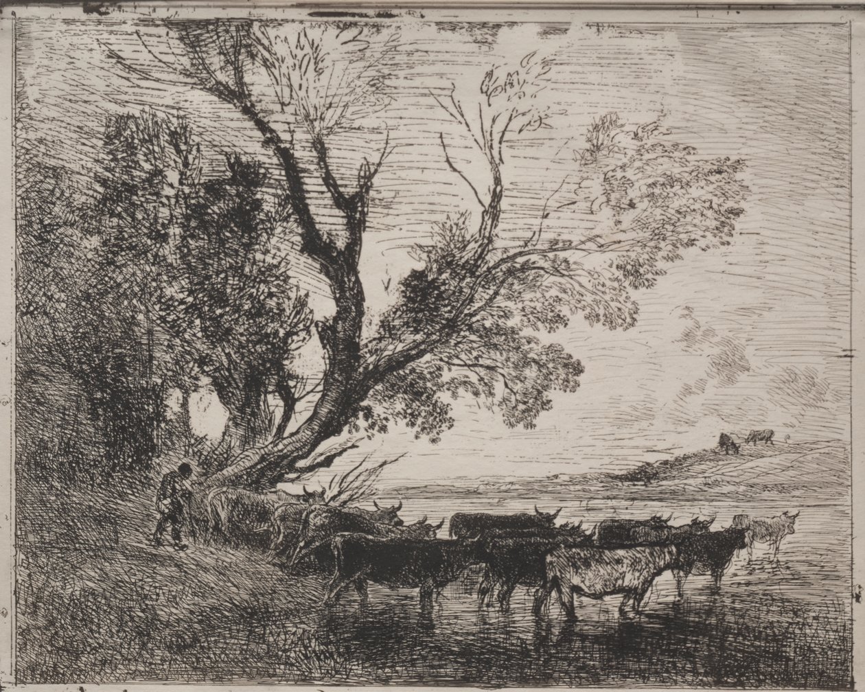 Forden av Charles Francois Daubigny