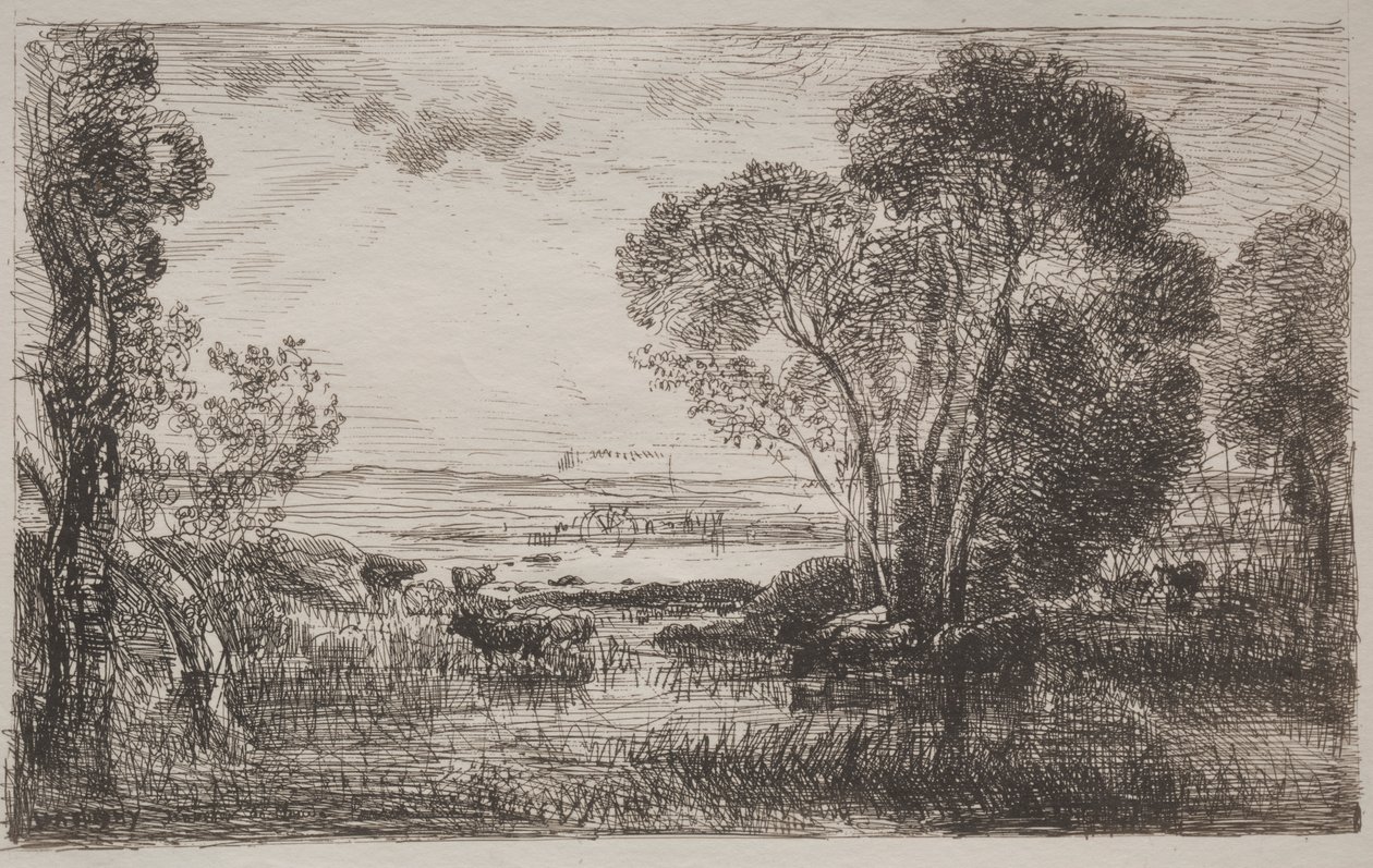 Hydraulmaskinen av Charles Francois Daubigny