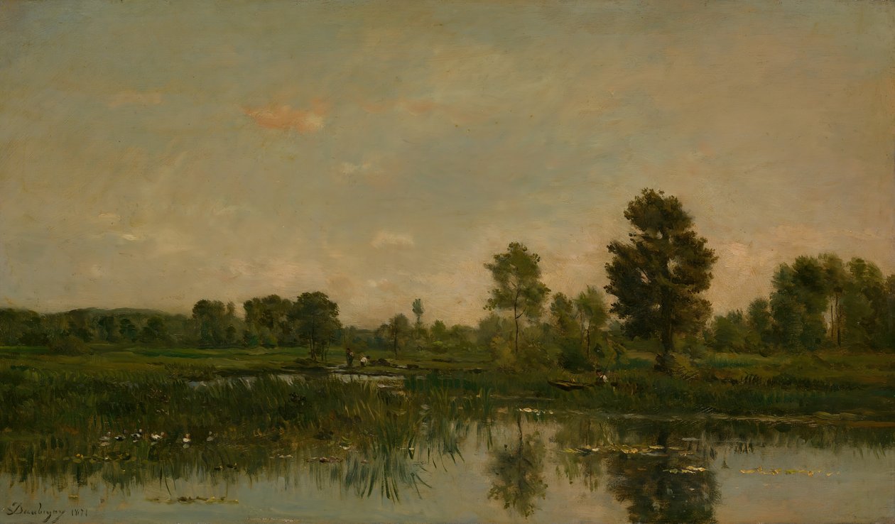 Marsh, 1871. av Charles Francois Daubigny