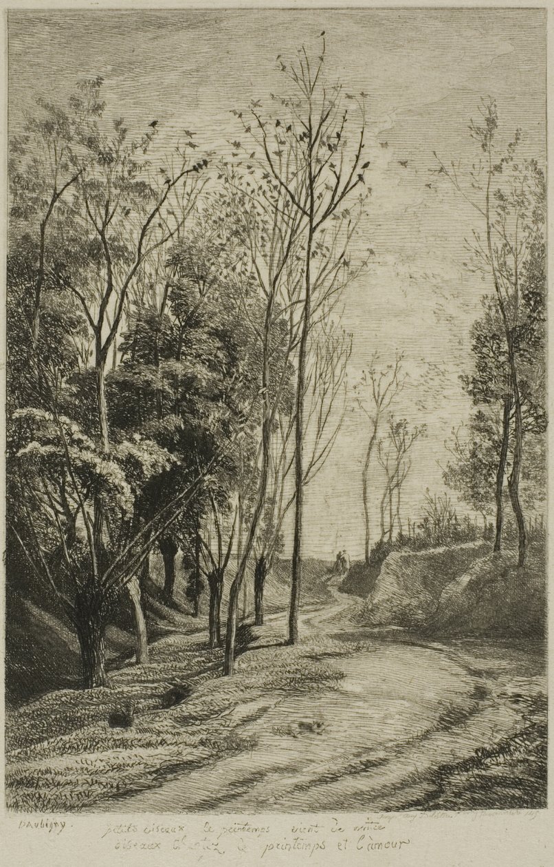Småfåglarna av Charles Francois Daubigny