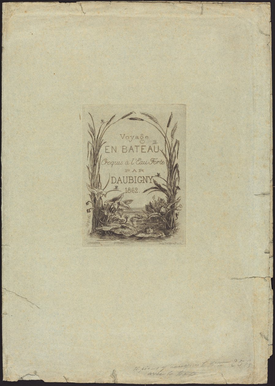 Omslag för "Båttur" av Charles Francois Daubigny
