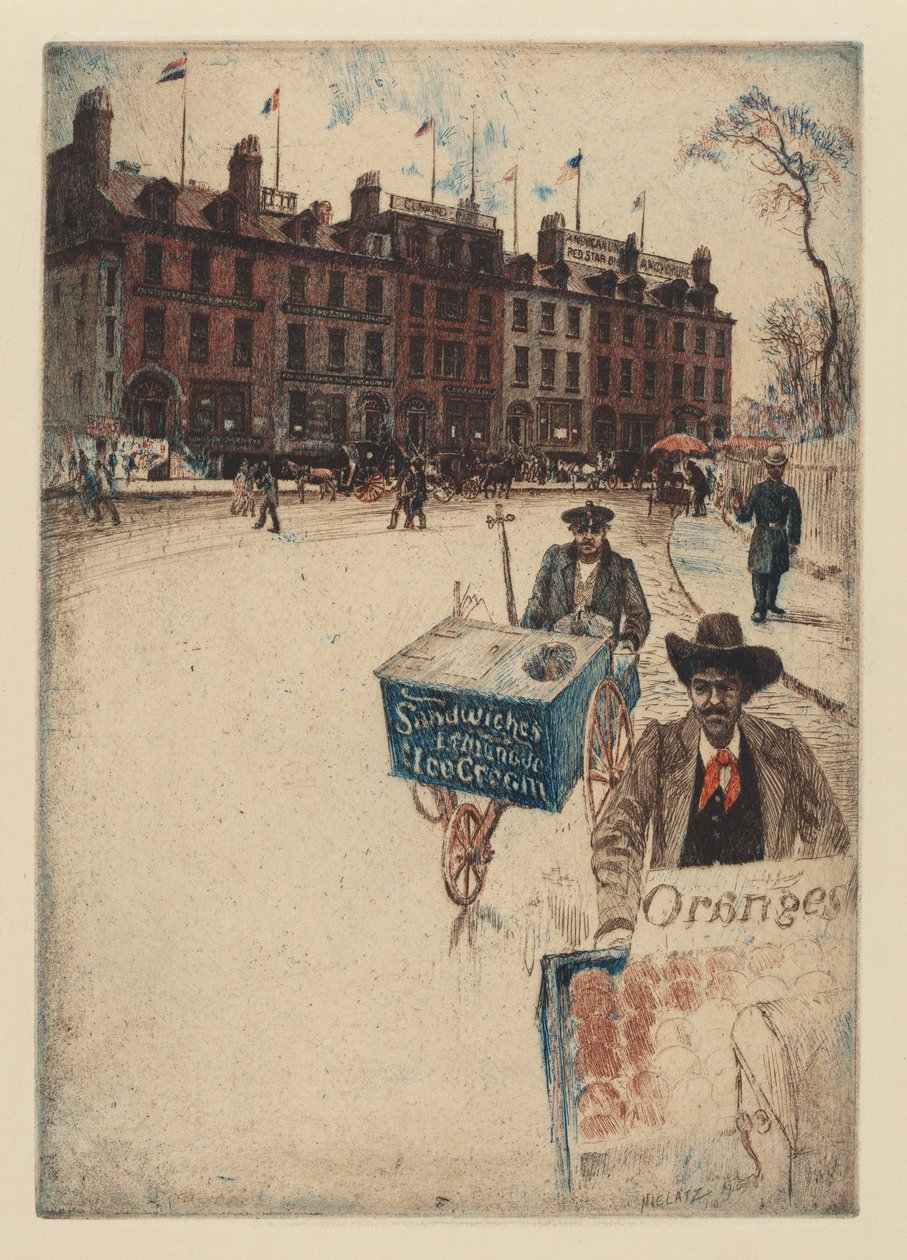 Bowling Green, 1910. av Charles Frederick William Mielatz