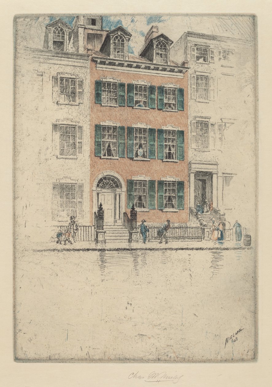 Ericssons hus, Beach Street av Charles Frederick William Mielatz