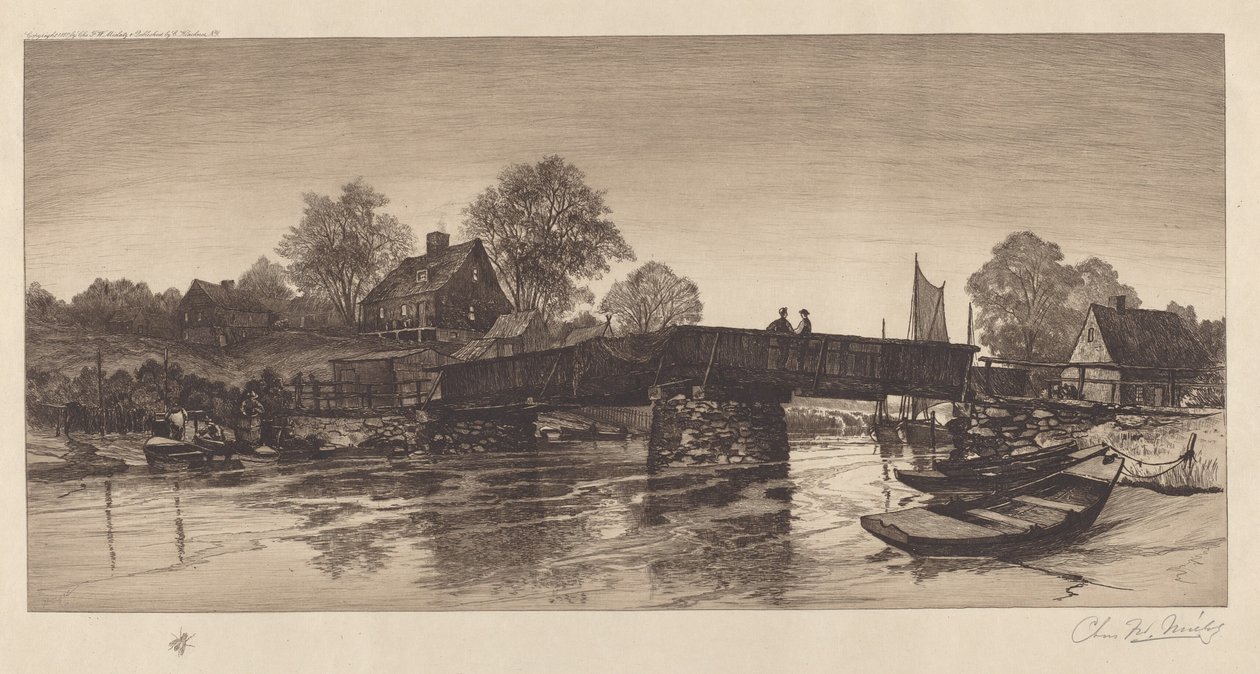 Namnlös (Old Bridge) av Charles Frederick William Mielatz