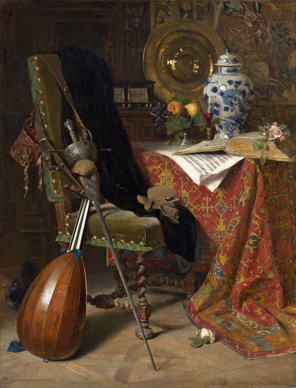 1600-talets interiör, 1877 av Charles Gifford Dyer