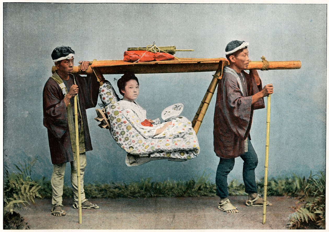 La Kago, Japans transport, c1890 av Charles Gillot