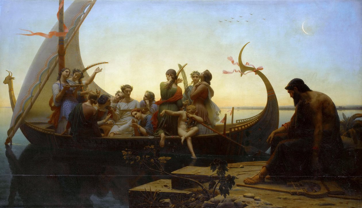 Lost Illusions The Evening av Charles Gleyre