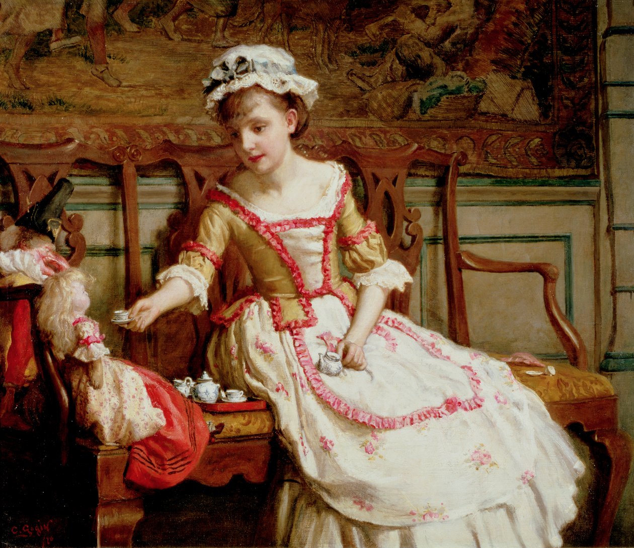 The Dolls Tea Party av Charles Gogin