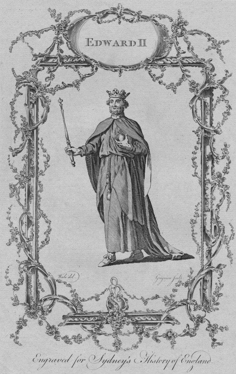 Edvard II, 1773. av Charles Grignion