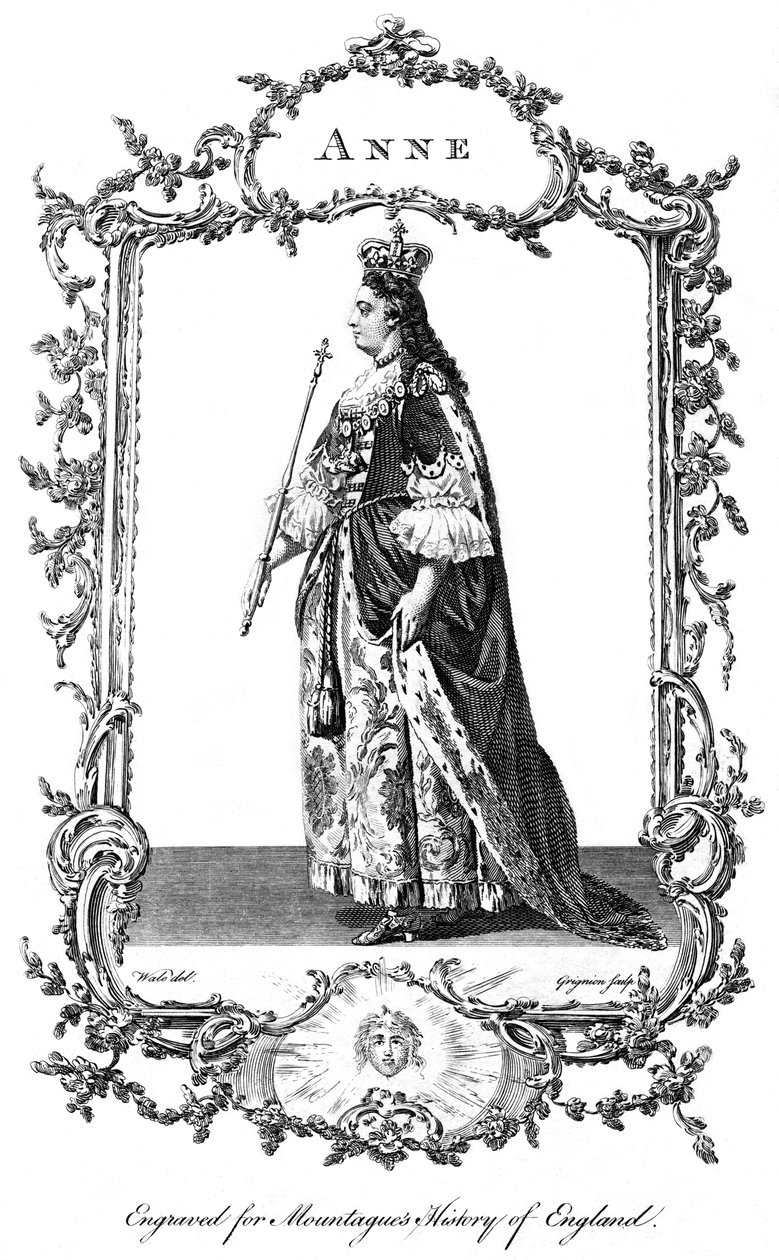 Drottning Anne 1665-1714. av Charles Grignion
