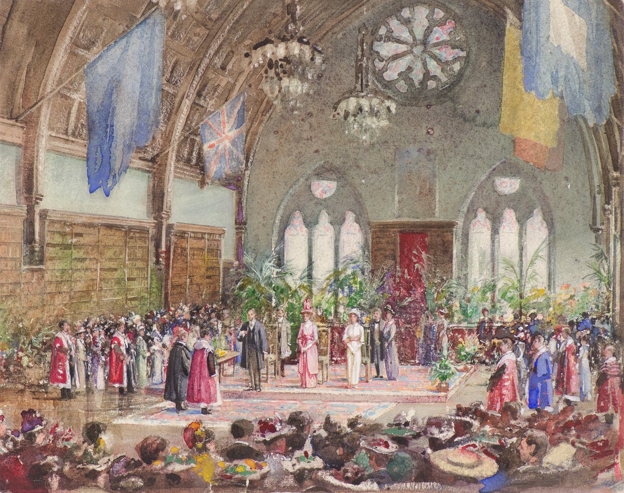 Kungligt besök i Dundee av Charles Gustav Louis Phillips