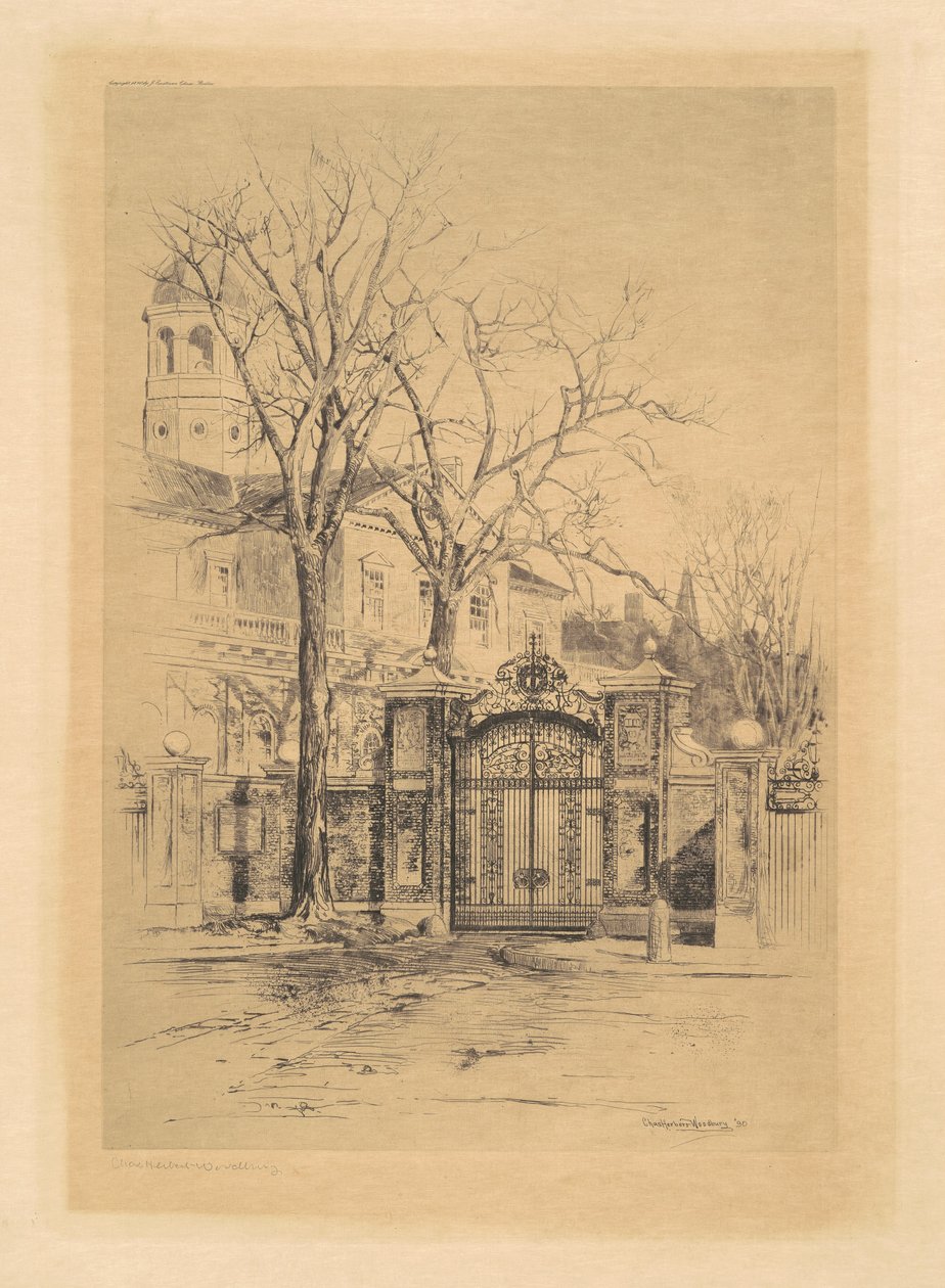 Johnson Gate, Cambridge, Massachusetts av Charles H. Woodbury