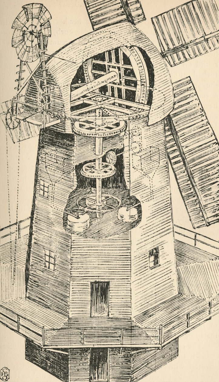 A Smock Mill, 1931 av Charles Henry Bourne Quennell
