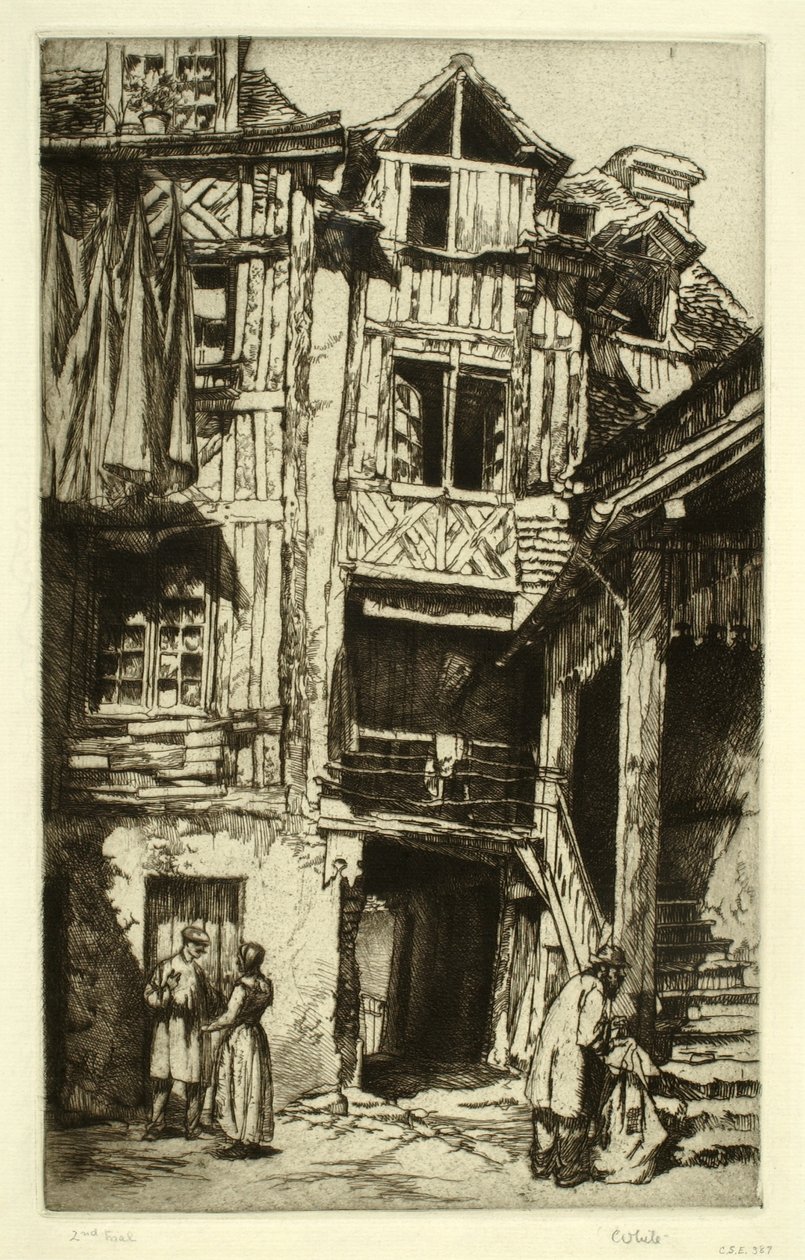 Lisieux innergård av Charles Henry White