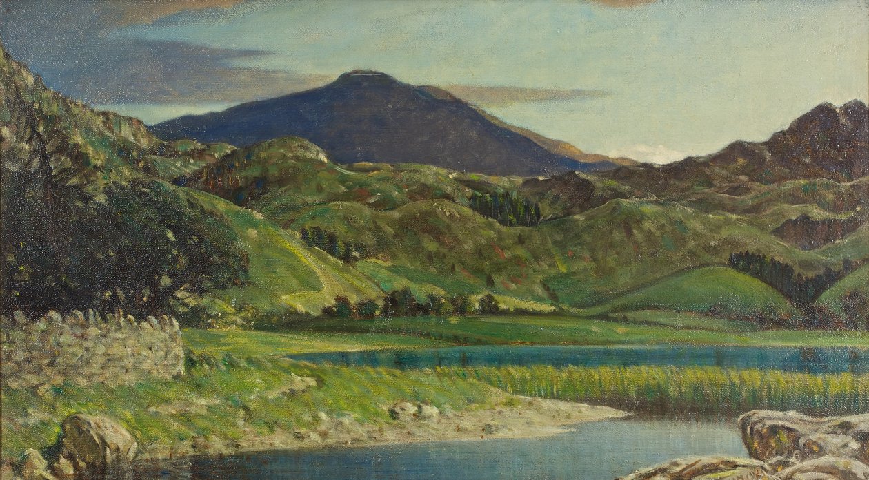 Watendlath Tarn, nära Keswick, 1919 av Charles John Holmes